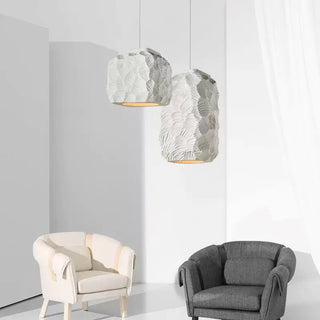Zola Textured Polystyrene Pendant Light