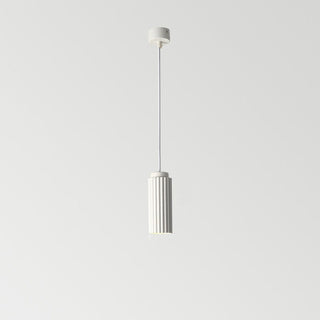 Contemporary Nordic Round Cylinder Iron Aluminum 1-Light Pendant Light For Bedroom