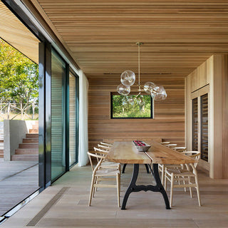 Bifurcation Contemporary Glass Chandelier