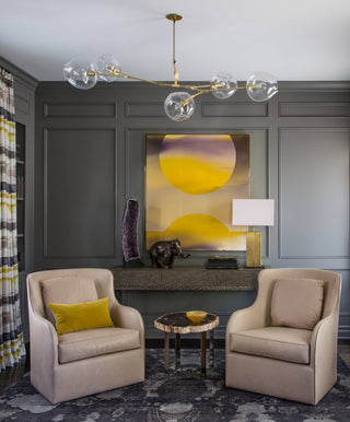 Bifurcation Contemporary Glass Chandelier