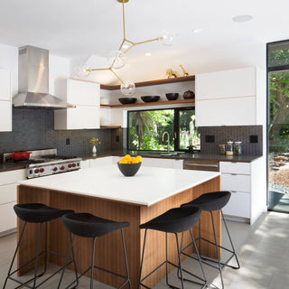 Bifurcation Contemporary Glass Chandelier