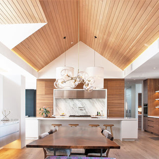 Bifurcation Contemporary Glass Chandelier