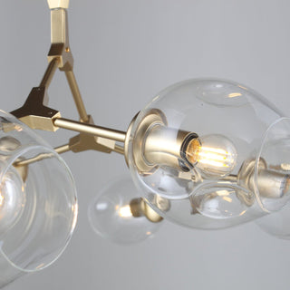 Bifurcation Contemporary Glass Chandelier