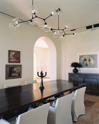 Bifurcation Contemporary Glass Chandelier
