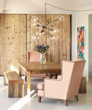 Bifurcation Contemporary Glass Chandelier