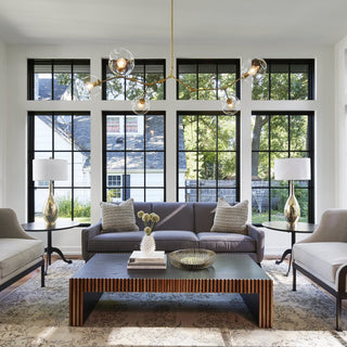 Bifurcation Contemporary Glass Chandelier
