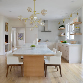 Bifurcation Contemporary Glass Chandelier