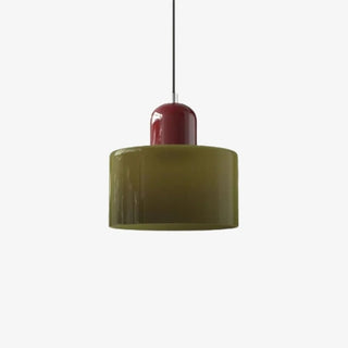 Morvella Sculptural Pendant Light – Refined Cylindrical Design Decorative Hanging Lamp N31