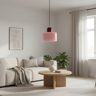 Morvella Sculptural Pendant Light – Refined Cylindrical Design Decorative Hanging Lamp N31