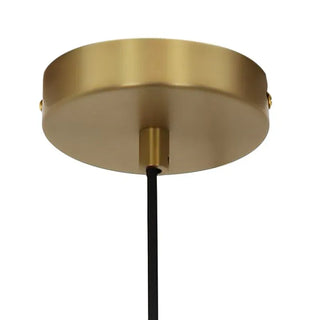 Kaleon Retro Glass Pendant Light - Glass Accents Art Deco Design for Dining and Living Room Ambiance