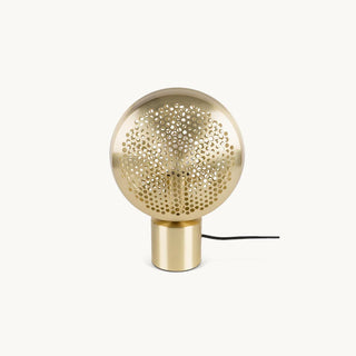 Soren Modern Brass Perforated Table Lamp