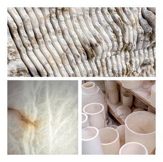 Seraphina Vintage Alabaster Chandelier Light - Blowlighting