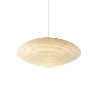 Akari Oval Organic Mulberry Paper Pendant Light