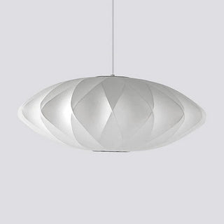 Luna Mulberry Silk Oval Pendant Light