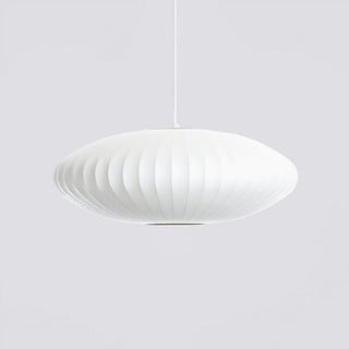 Luna Mulberry Silk Oval Pendant Light