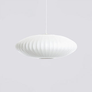 Luna Mulberry Silk Oval Pendant Light