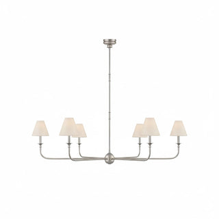 Piaf Grande Farmhouse Brass Chandelier